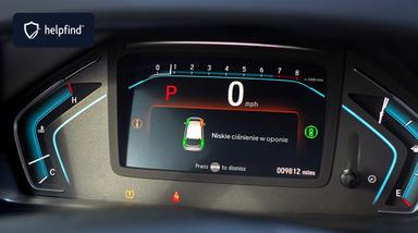 kontrolka ciśnienia w oponach