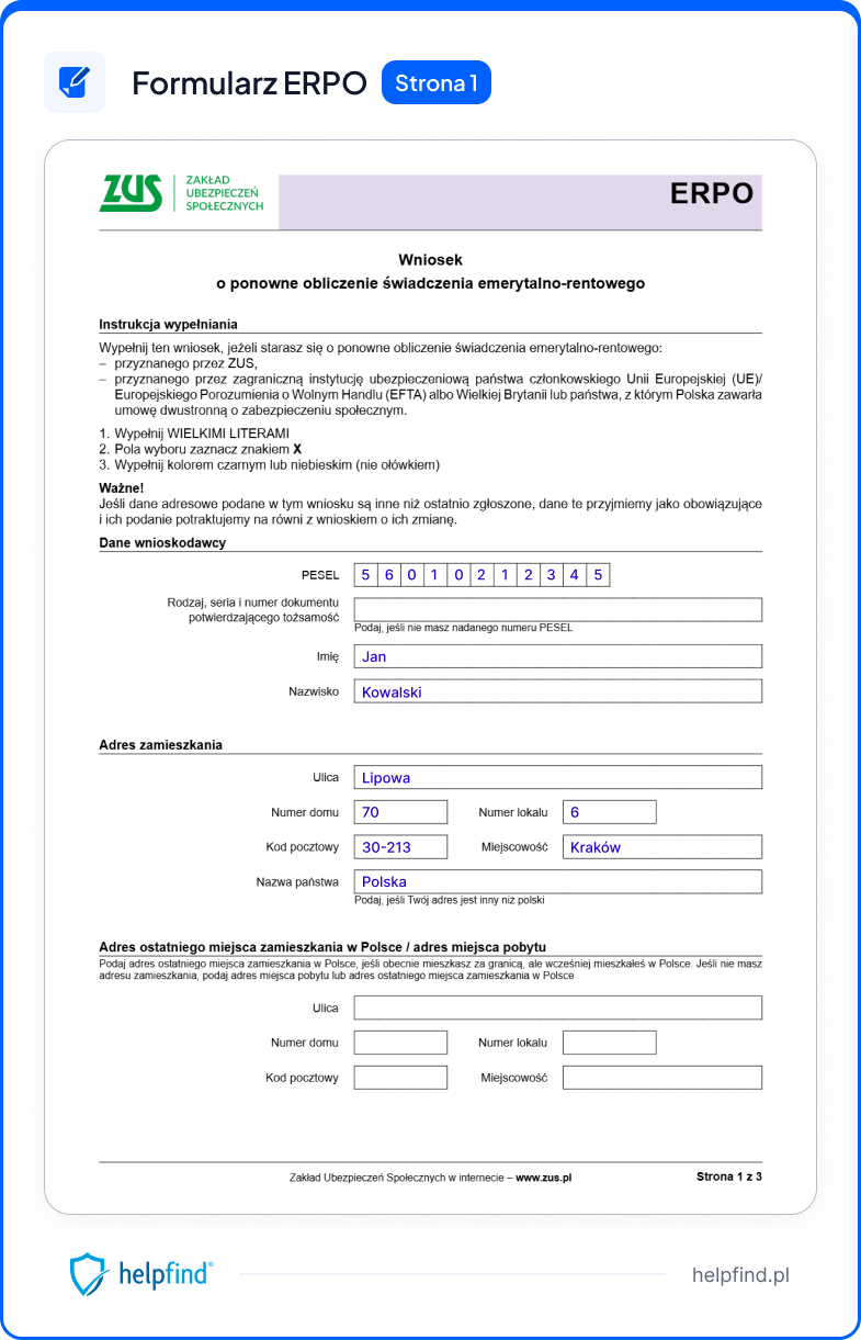 formularz erpo